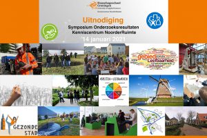 Uitnodiging Symposium Onderzoeksresultaten Kenniscentrum NoorderRuimte